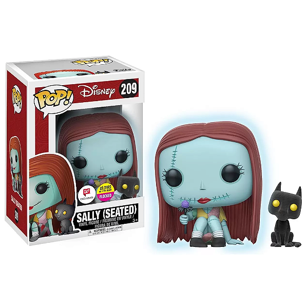 Funko Pop! Disney O Estranho Mundo de Jack Sally 209 Exclusivo Glow Flocked
