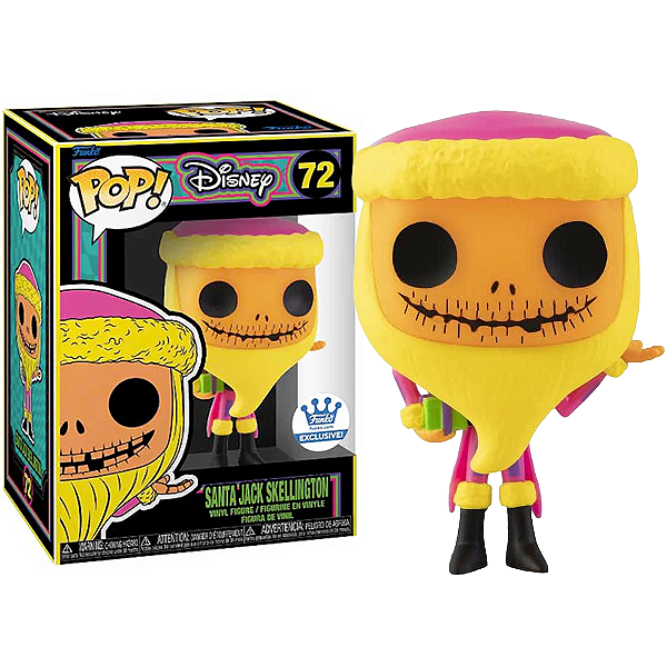 Funko Pop! Disney O Estranho Mundo de Jack Santa Jack Skellington 72 Exclusivo
