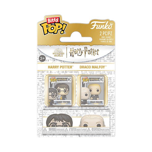 Funko Bitty Pop! Filme Harry Potter & Draco Malfoy 2 Pack