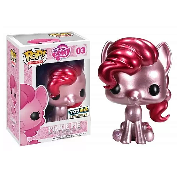 Funko Pop! Animation My Little Pony Pinkie Pie 03 Exclusivo Metallic