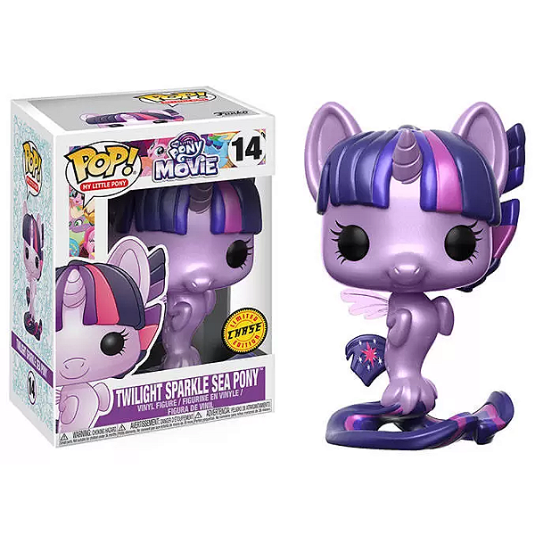 Funko Pop! Filme My Little Pony Twilight Sparkle Sea Pony 14 Exclusivo Chase