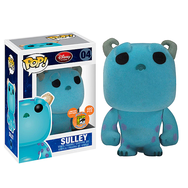 Funko Pop! Disney Monstros SA Sulley 04 Exclusivo Flocked 480Pcs