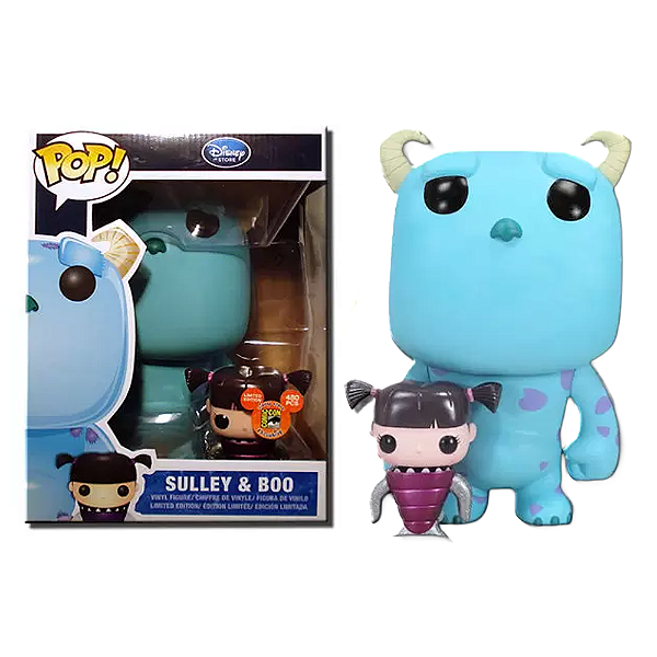 Funko Pop! Disney Monstros SA Sulley & Boo Exclusivo Metallic