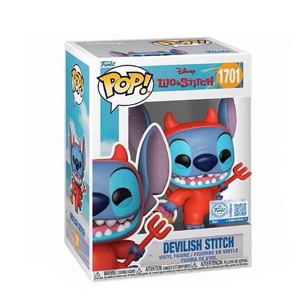 Funko Pop! Disney Lilo & Stitch Devilish Stitch 1701 Exclusivo
