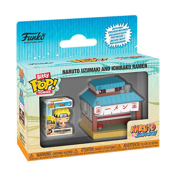 Funko Bitty Pop! Towns Naruto Shippuden Naruto Uzumaki And Ichiraku Ramen