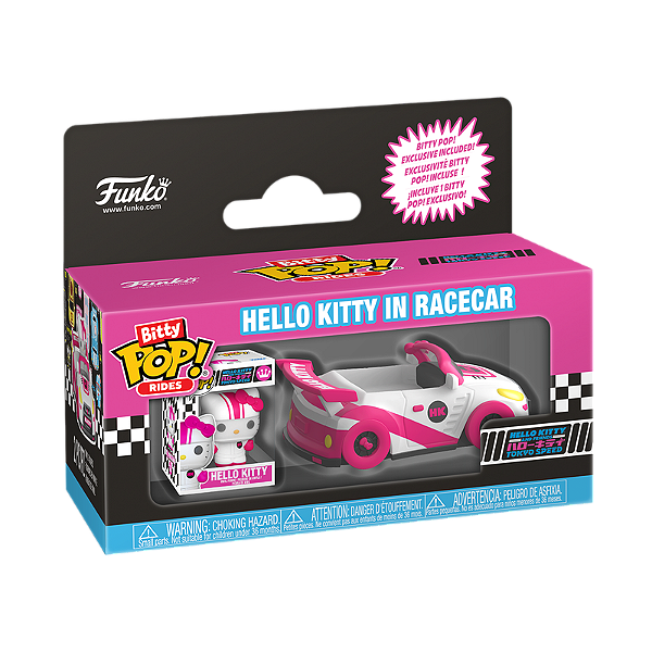 Funko Bitty Pop! Rides Sanrio Hello Kitty In Racecar