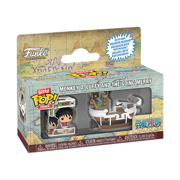 Funko Bitty Pop! Rides One Piece Monkey D. Luffy And The Going Merry