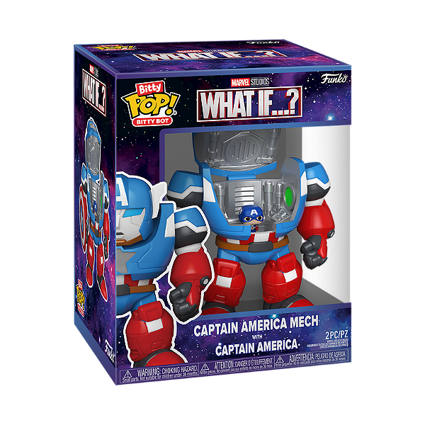 Funko Bitty Pop! Marvel Capitao America Mech With Captain America