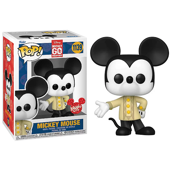 Funko Pop! Disney Mickey Go Philippines Mickey Mouse 1139 Exclusivo