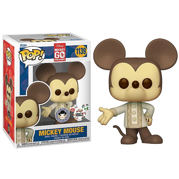 Funko Pop! Disney Mickey Go Philippines Mickey Mouse 1139 Exclusivo Sepia