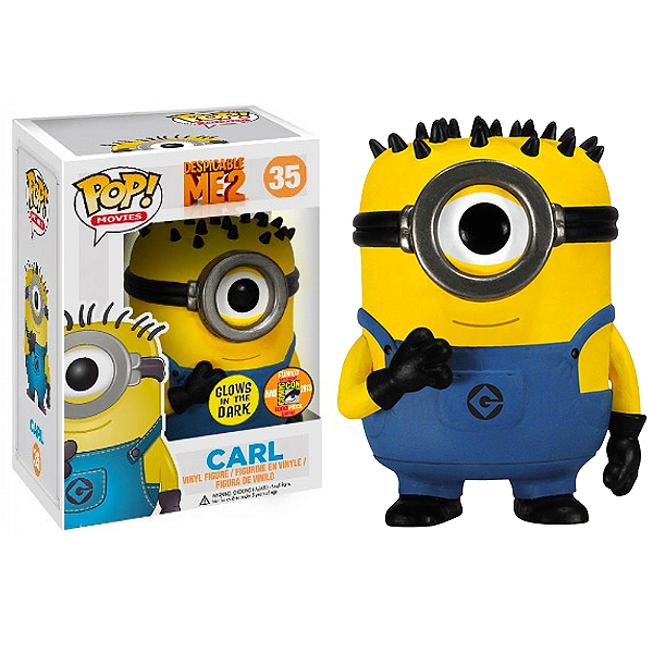 Funko Pop! Filme Meu Malvado Favorito Carl 35 Exclusivo Glow
