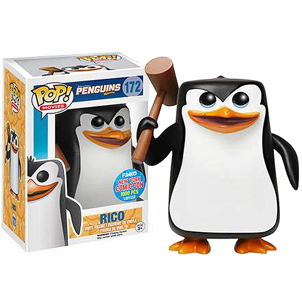 Funko Pop! Filme Os Pinguins de Madagascar Rico 172 Exclusivo 1000 Pcs