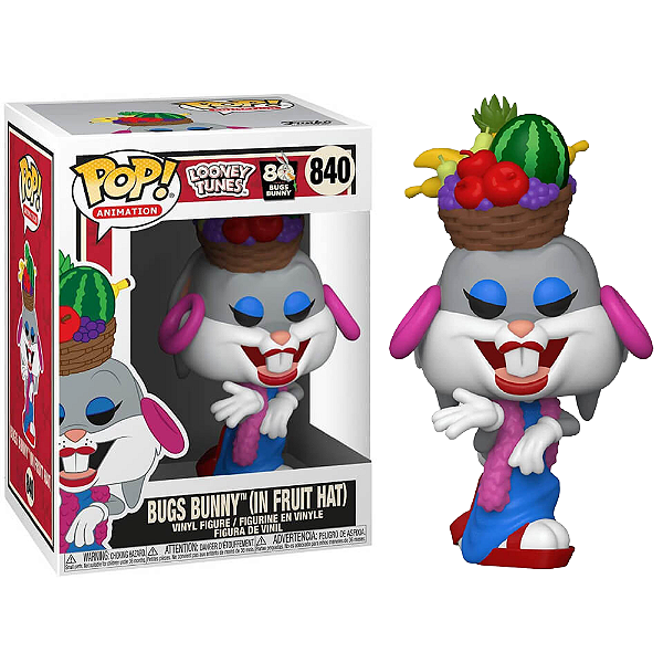 Funko Pop! Animation Looney Tunes Bugs Bunny in Fruit Hat 840
