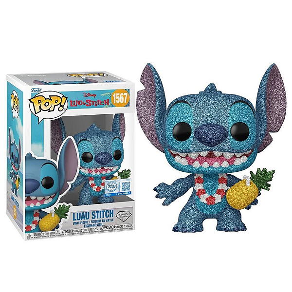 Funko Pop! Disney Lilo & Stitch Luau Stitch 1567 Exclusivo Diamond