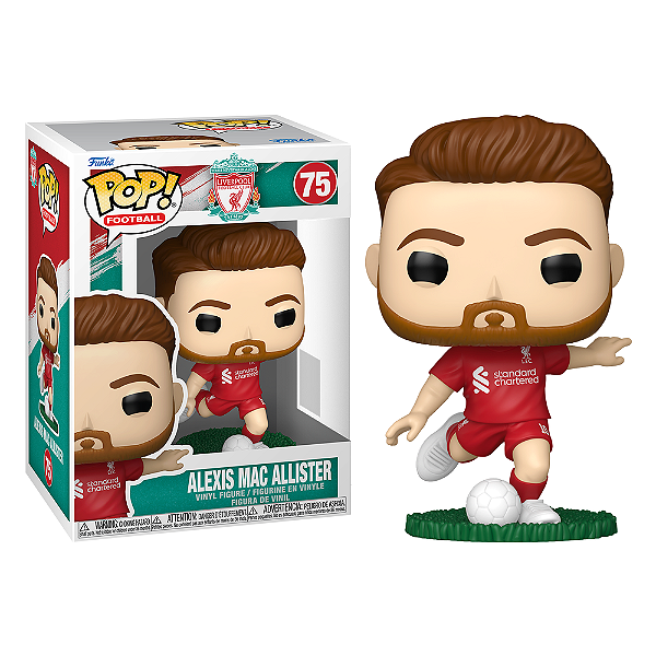 Funko Pop! Football Futebol Liverpool Alexis Mac Allister 75