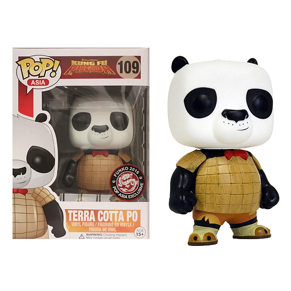 Funko Pop! Asia Kung Fu Panda Terra Cotta Po 109 Exclusivo