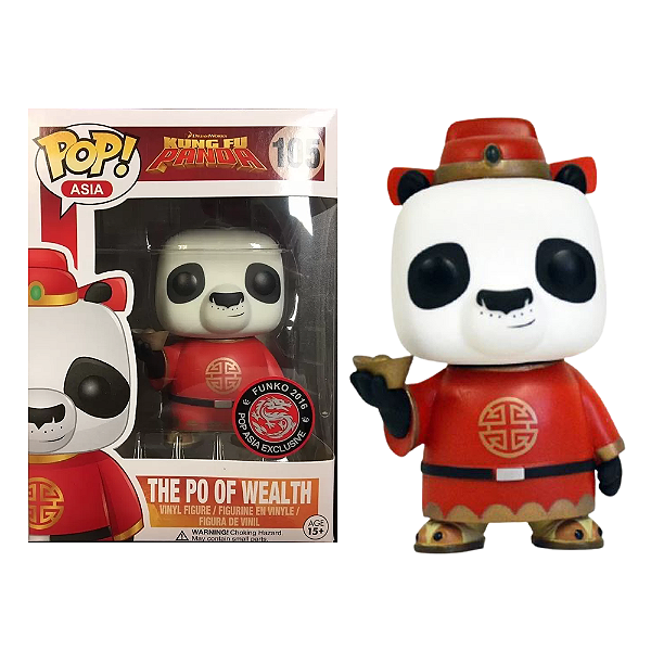 Funko Pop! Asia Kung Fu Panda The Po Of Wealth 105 Exclusivo