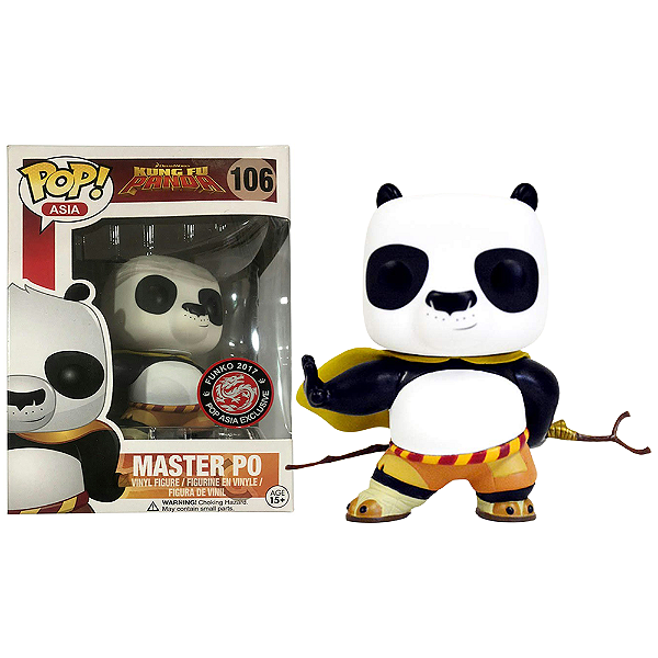 Funko Pop! Asia Kung Fu Panda Master Po 106 Exclusivo