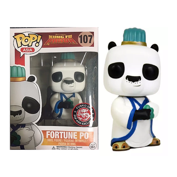 Funko Pop! Asia Kung Fu Panda Fortune Po 107 Exclusivo
