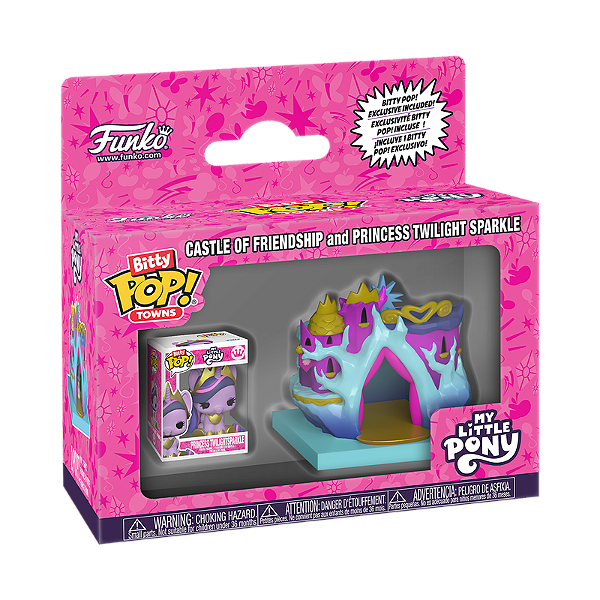 Funko Bitty Pop! Towns My Little Pony Towns Castle of Friendship and Princess Twilight Sparkle