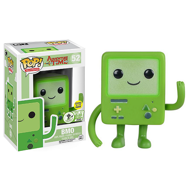 Funko Pop! Television Hora De Aventura / Adventure Time BMO 52 Exclusivo Glow