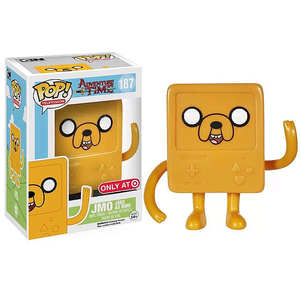 Funko Pop! Television Hora De Aventura / Adventure Time JMO Jake as BMO 187 Exclusivo