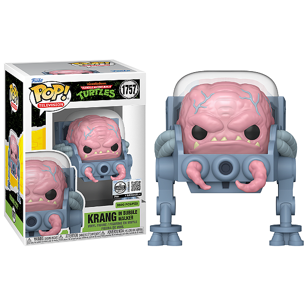 Funko Pop! Television As Tartarugas Ninjas Krang In Bubble Walker 1757 Exclusivo 3500Pcs