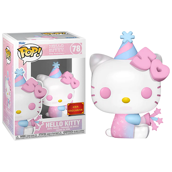 Funko Pop! Sanrio Hello Kitty 50Th Anniversaty Hello Kitty 78 Exclusivo Asia