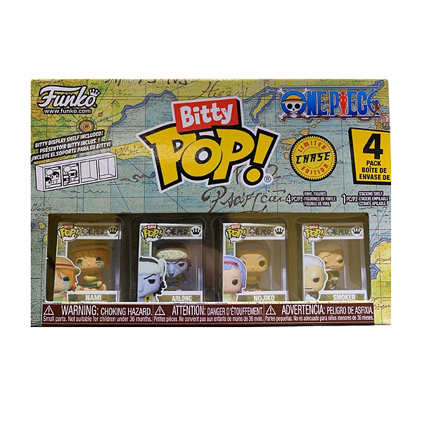 Funko Bitty Pop! Animation One Piece Nami Arlong Nojiko Smoker 4 Pack