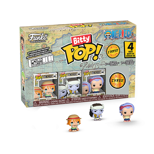 Funko Bitty Pop! Animation One Piece Nami Arlong Nojiko + Surpresa Chase Sortido