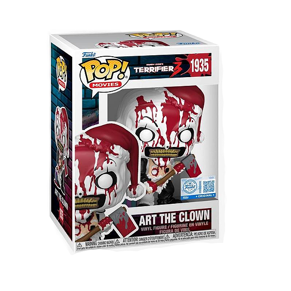 Funko Pop! Filme Terror Terrifier Art The Clown 1935 Exclusivo