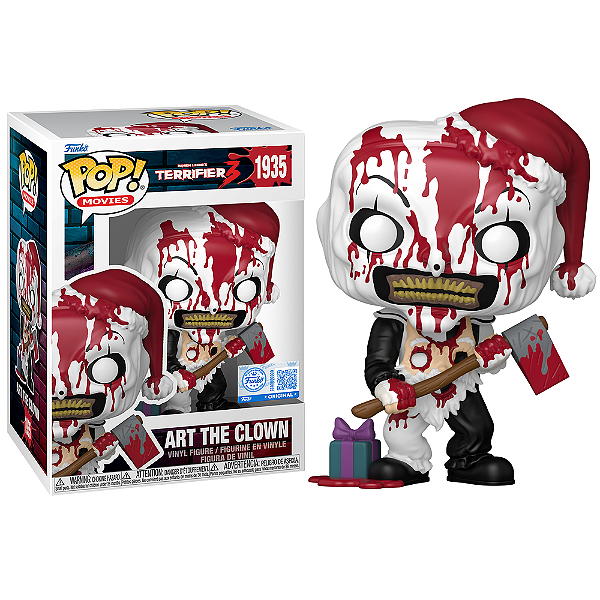 Funko Pop! Filme Terror Terrifier Art The Clown 1935 Exclusivo Natal