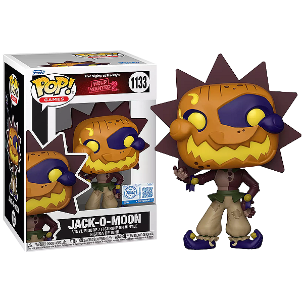Funko Pop! Games Five Nights At Freddys Help Wanted Jack-O-Moon 1133 Exclusivo