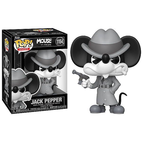 Funko Pop! Games MOUSE P.I. For Hire Jack Pepper 1154