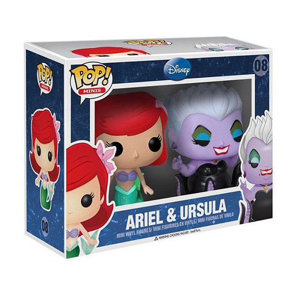 Funko Pop! Minis Disney Princesas A Pequena Sereia Ariel & Ursula 8
