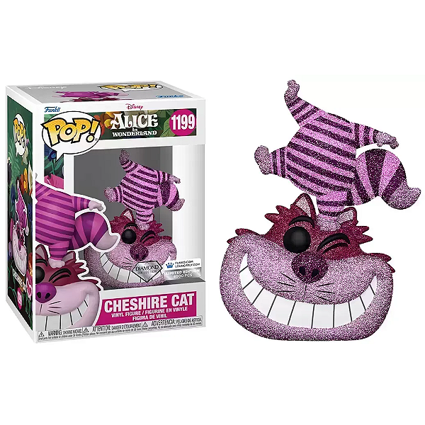 Funko Pop! Disney Alice No Pais Das Maravilhas Cheshire Cat 1199 Exclusivo Diamond 4000Pcs