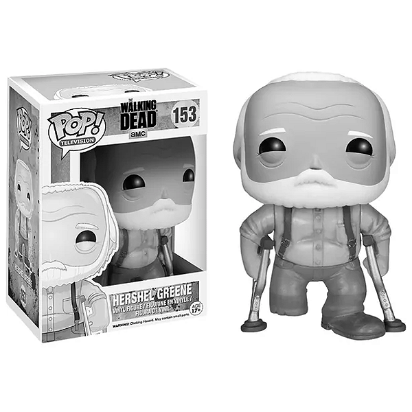 Funko Pop! Television The Walking Dead Hershel Greene 153 Exclusivo Black And White