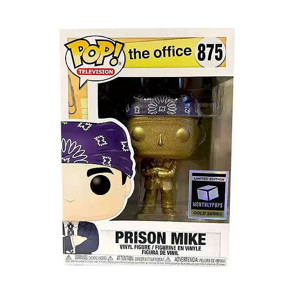 Funko Pop! Television The Office Prison Mike 875 Exclusivo Gold