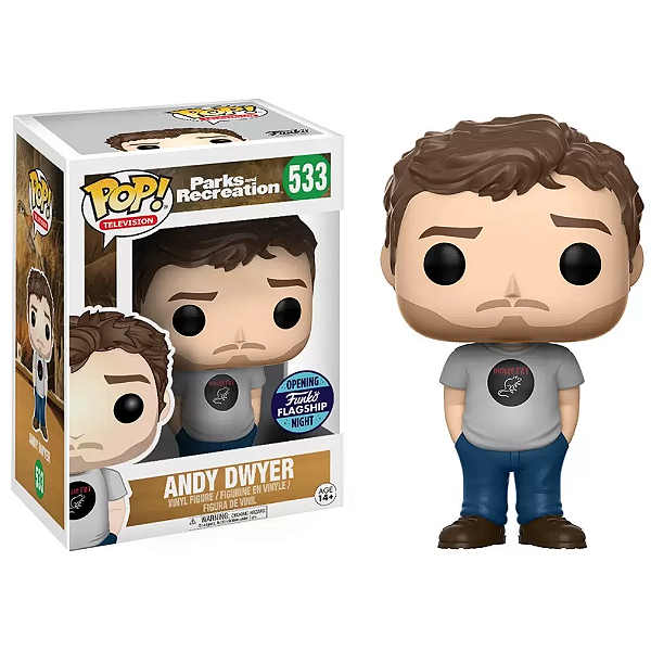 Funko Pop! Television Parks And Recreation Andy Dwyer 533 Exclusivo