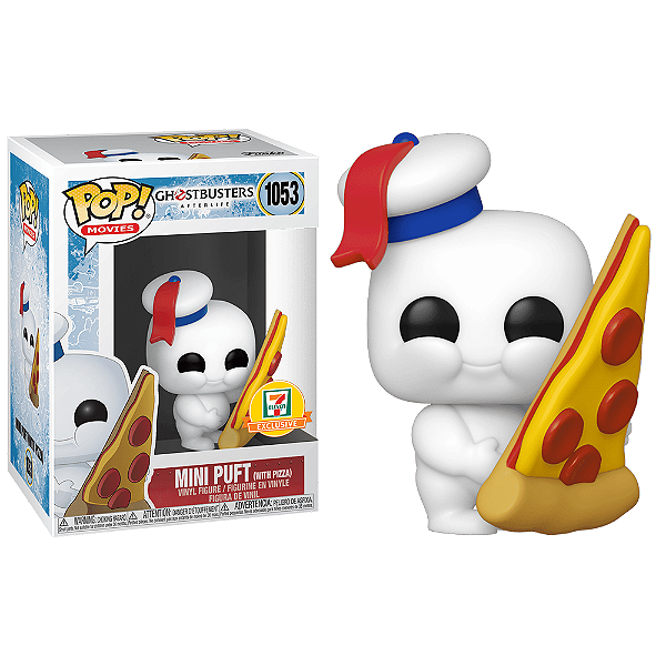 Funko Pop! Filme Ghostbusters / Os Caça Fantasmas Mini Puft With Pizza 1053 Exclusivo