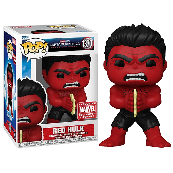 Funko Pop! Marvel Captain America / Capitao America Red Hulk 1360 Exclusivo