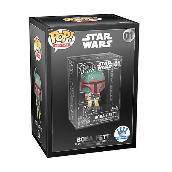 Funko Pop! Die-Cast Television Star Wars Boba Fett 01 Exclusivo