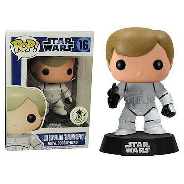 Funko Pop! Television Star Wars Luke Skywalker Stormtrooper 16 Exclusivo