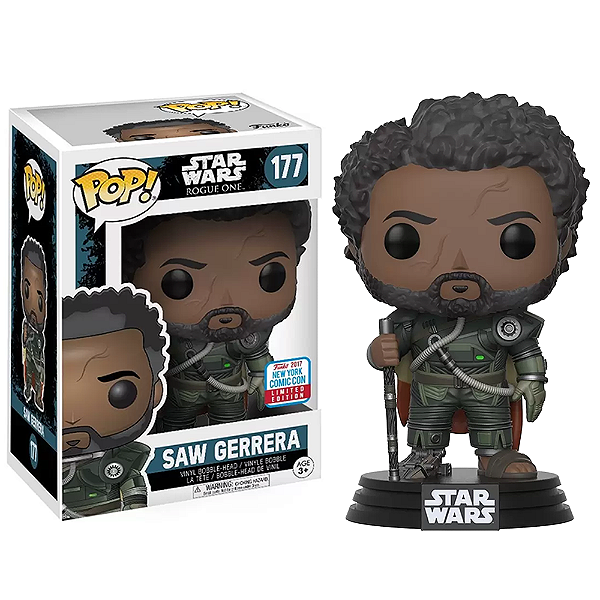Funko Pop! Television Star Wars Saw Gerrera 177 Exclusivo
