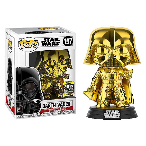 Funko Pop! Television Star Wars Darth Vader 157 Exclusivo Gold