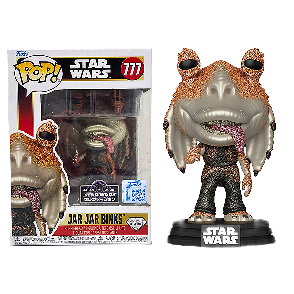 Funko Pop! Television Star Wars Jar Jar Binks 777 Exclusivo Diamond