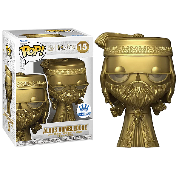 Funko Pop! Filme Harry Potter Albus Dumbledore 15 Exclusivo Gold