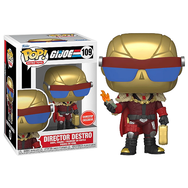 Funko Pop! Retro Toys GI Joe Director Destro 109 Exclusivo