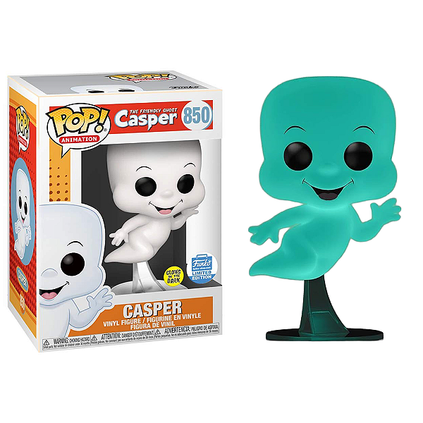 Funko Pop! Animation Gasparzinho O Fantasminha Camarada 850 Exclusivo Glow
