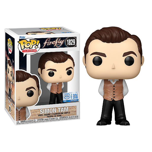 Funko Pop! Television Firefly Simon Tam 1829 Exclusivo
